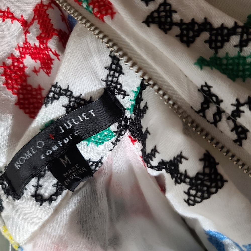Romeo + Juliet colorful Embroidered couture halter - Picture 5 of 9
